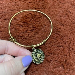 alex and ani bracelet with ☀️ and 🌙 charm!!
